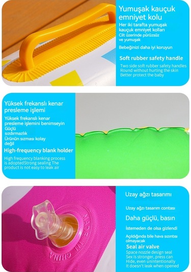 Ikkb Çocuk Su Şişme Hayvan Zebra Gezintisi