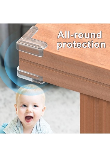 Jmsstore Silikon Köşe Koruyucu 4'lü Şeffaf