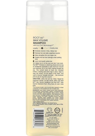 Giovanni Root 66 Hacimlendirici Şampuan 250ml Tüm Saçlar