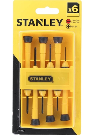 Stanley 0-66-052 Saatçi Tornavida Seti 6 Parça