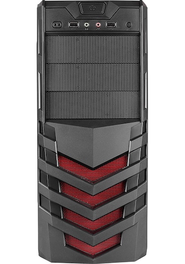 Everest 720R Peak 250W 2 Sata Mesh Midi Tower Bilgisayar Kasası Siyah