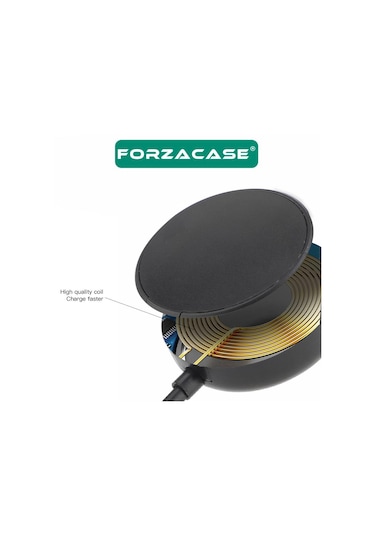 Forzacase Samsung Galaxy Uyumlu Watch 6 Serileri İçin Usb Manyetik Şarj Kablosu - Fc017 Siyah