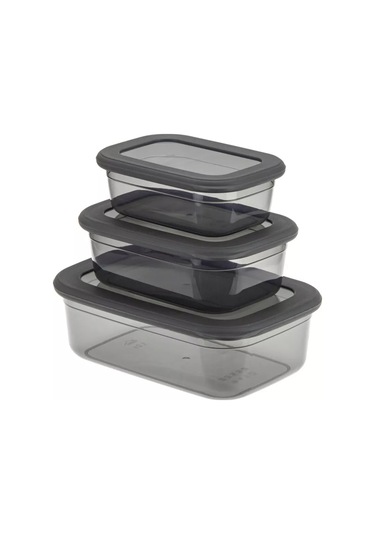 Idea Yemek Kabı 3'lü Set 73002301 Grafit