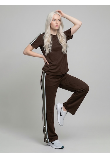 Fonna Fashion Tk-1002 Bayan Takım Kahve