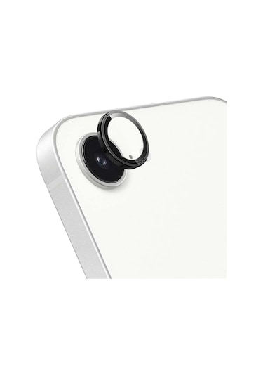 Microsonic Apple Uyumlu iPhone 17e Tekli Kamera Lens Koruma Camı Siyah