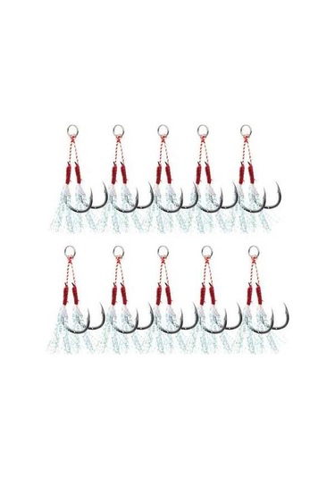 Novahub Çelik 2 Kancalı Olta İğnesi Seti - 10 Adet 18 - Balık Avı Malzemeleri