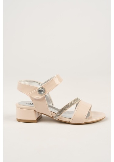 Kız Çocuk Taşlı Abiye Ayakkabı Siyah