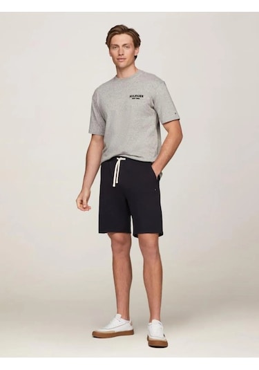 Tommy Hilfiger Essentıal Terry Sweatshort Erkek Mavi Şort - Mw0mw37240 Mavi