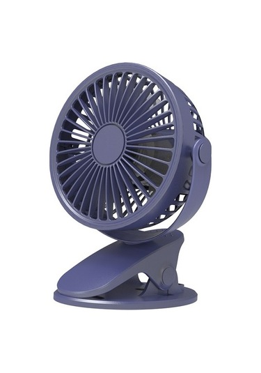 Taşınabilir Usb Masa Fanı Klipsli Tip Şarj Edilebilir Mini Masa Fanı 360 Derece Döndürülebilir Klipsli Fan 6506 Altın
