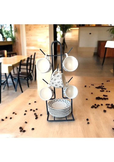 Fincan Askısı, Siyah Tabaklı Askılık