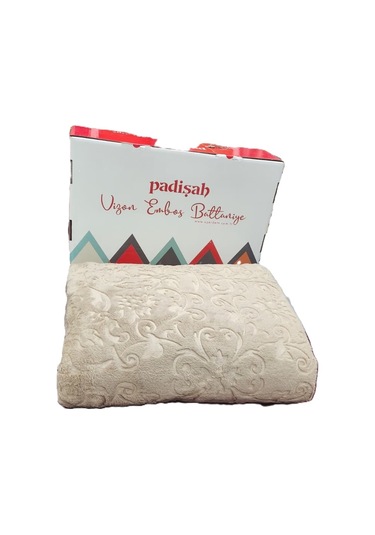 Padişah Emboss Çift Kişilik Battaniye Vizon Çok Renkli