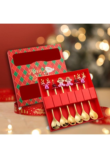 Homyl 6x Yılbaşı Geyik Ağacı Zencefilli Kurabiye