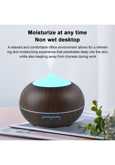 Dancemonkey 550ml Led Nemlendirici Ve Aromaterapi Difüzörü - 7 Renkli Kumandalı