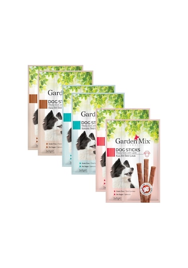 Kuzu-somon-dana Aromalı 3lü Stick Köpek Ödülü 6lı Paket