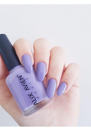 Alix Avien Lila Oje 75 Yüksek Pigmentli Uzun Süreli Kalıcılık Hızlı Kuruma Nail Lacquer 75