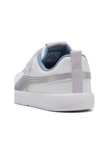 Puma Courtflexv3 Space Belle V Ps-white-lilac Crush Çocuk Ayakkabı-beyaz-2045 Beyaz