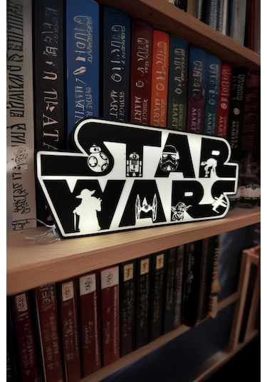 Star Wars Tasarımlı Gece Lambası Dekoratif Aydınlatma Çok Renkli