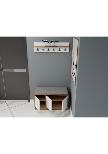 Mira Ayakkabı Dolabı Kahverengi