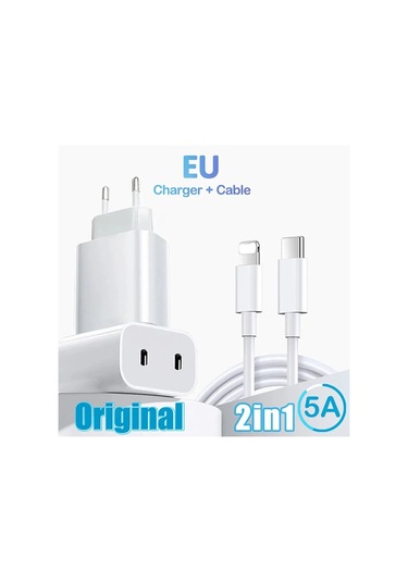 Walkesençift Pd 20w Usb C Hızlı Şarj Cihazı iPhone Uyumlu, Uyumlu, 15 14 13 12 Pro Xr Max İpad Adaptörü Evrenseldistribütör Garantili