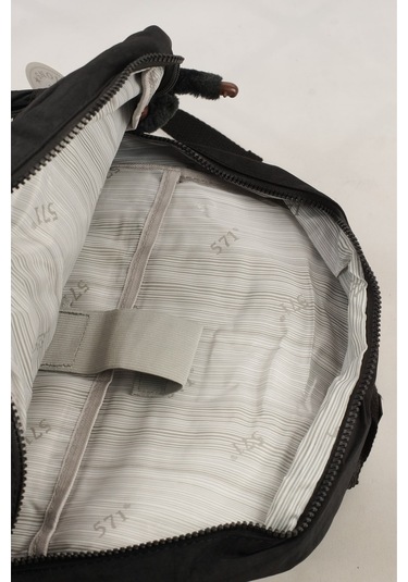 571 Krinkıl / Klinkır Su Geçirmez Hafif Çok Gözlü Spor, Seyahat, Okul, Laptop Sırt Çantası Siyah 1g Siyah