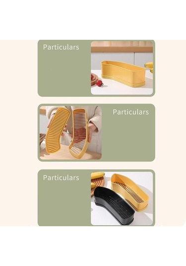 Homyl Muz Dilimleyici Salatalık Meyve Kesici Çok İşlevli Sarı