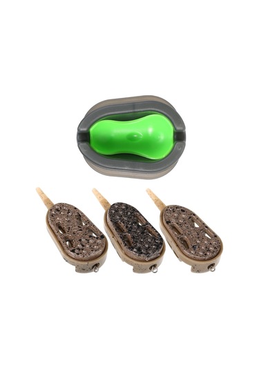 3 Adet Balıkçılık Besleyici Kalıp Hızlı Bırakma Kalıpları Sazan Balıkçılık Yem Tutucu Aracı, Seçenekler 40 & 50 & 60g