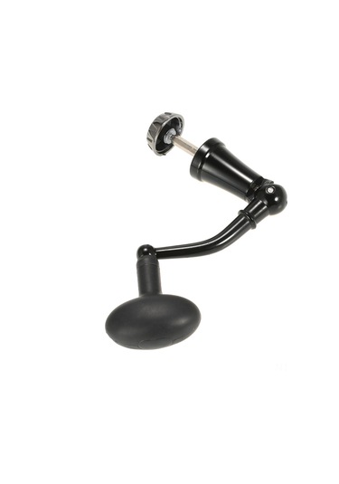 Teltree Alüminyum Ve Plastik Bileşik Konstrüksiyonlu, 9.8x7.7cm Büyük Boy, Kırılgan Veya Eski Birimlerin Yerine Teker, Siyah Renkli Spinning Makine Kolu