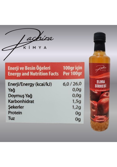 Pachira Kimya Premıum Elma Sirkesi