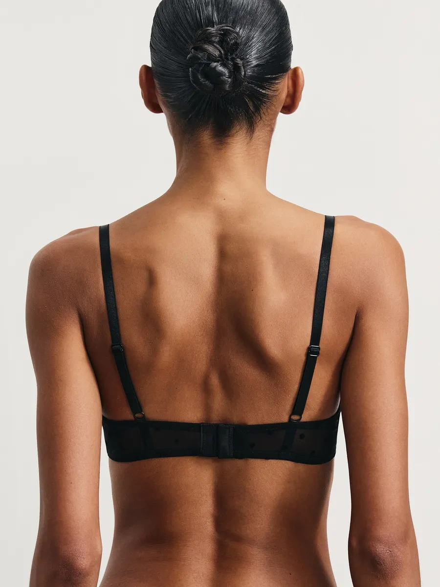 Zarına Dantel İle Köpüklü Balenli Sütyen 423578293 Siyah