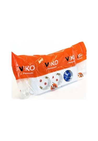 Viko Üçlü Topraklı Uzatmalı Grup Priz 2 Metre