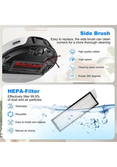 Elektrikli Süpürge Ana Fırçaları Filtreleri Toz Torbaları Yedek Parçaları