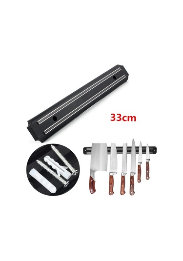 Duvara Monteli Mıknatıslı Bıçak Çatal Kaşık Askısı 33 Cm Asorti Ankay-640
