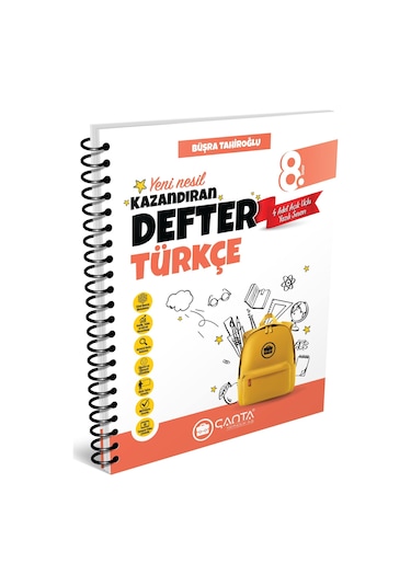 Çanta 2025 8. Sınıf Lgs Türkçe Kazandıran Defter