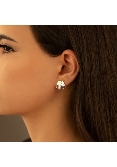 Dkmn Gümüş Gün Işığı Kadın Gümüş Küpe