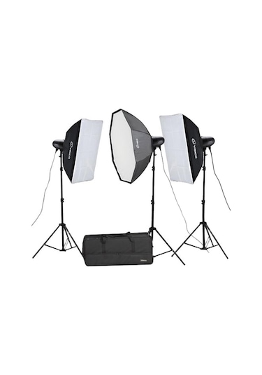 Visico Vl-400 Iı Plus Elfin 3'lü Paraflaş Kiti