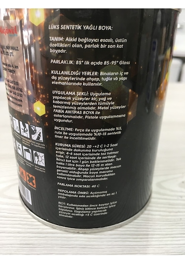 Fabia Sentetik Yağlı Boya 1 Kg (490073546)