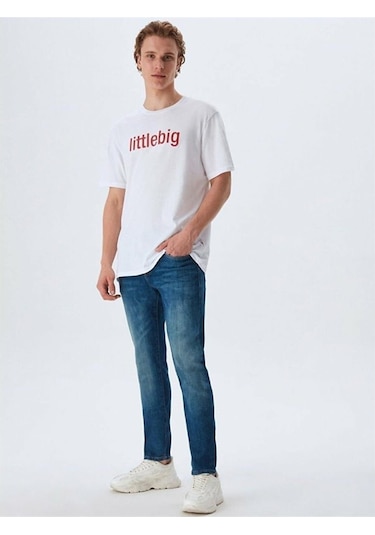 Little Big Ltb Nonama Erkek T-shirt Beyaz