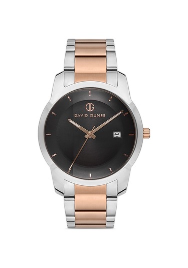 Davıd Guner Dg-8186ga-e9 Erkek Kol Saati Gold - Gümüş