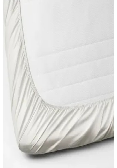 Divanev Oyun Parkı Yatağı İçin Fitted Pamuk Alez 70x110+10 Cm Beyaz