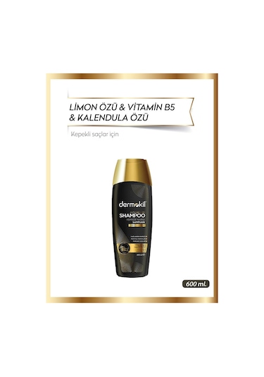 Dermokil Kepeğe Karşı Şampuan 600 ML