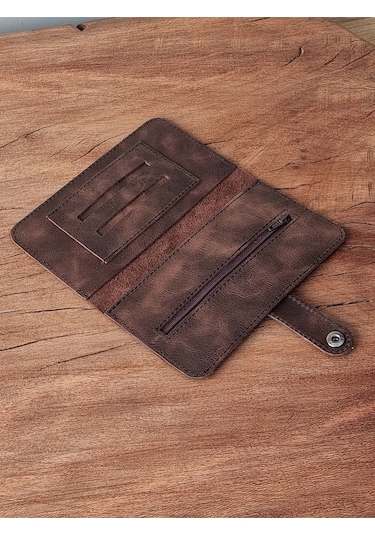 Tiana Acı Kahve Gerçek Deri Tütün Kesesi Tütünlük