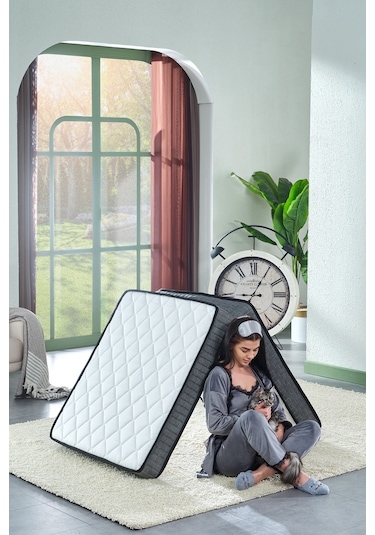 Ultra Deluxe Gri Katlanır & Misafir & Yer Yatağı Ölçü Seçenekli