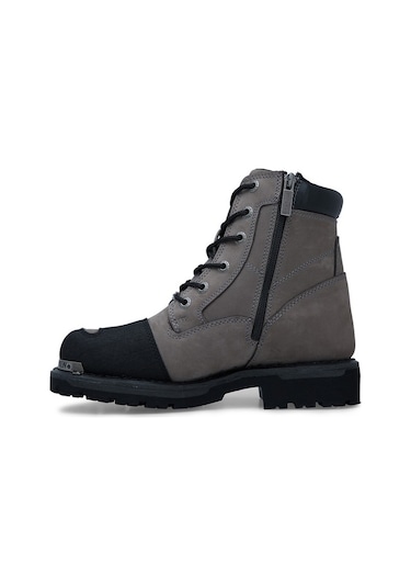 Harley Davidson Erkek Bot 025M100600 Gri Nubuk
