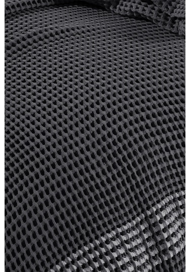 Sarev Polendia Gri Çift Kişilik %100 Pamuk Yatak Örtüsü 200 220 Cm