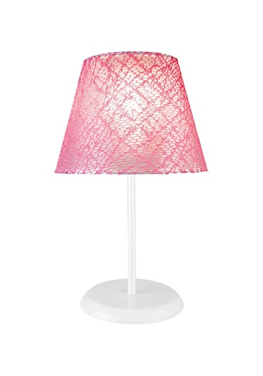 Elva Abajur Beyaz Ayak / Pembe File Şapka Diğer