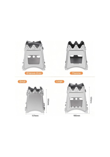 Vkemall Aomiun Ws009m Paslanmaz Çelik Kart Ocak Orta Gümüş