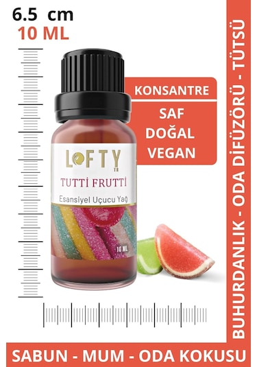 Lofty Tuttİ Frutti Sakız Uçucu Yağ Buhurdanlık Esansı Oda Kokusu 10 ML