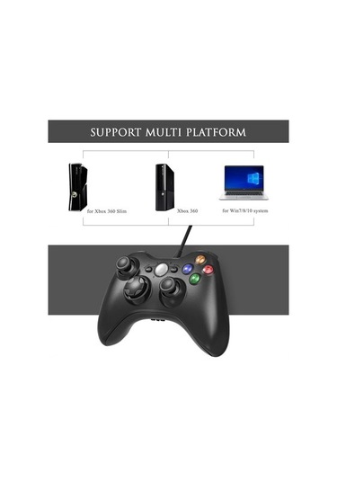 Xbox 360 Pc Kablolu Kol Gamepad Controller Oyun Kolu