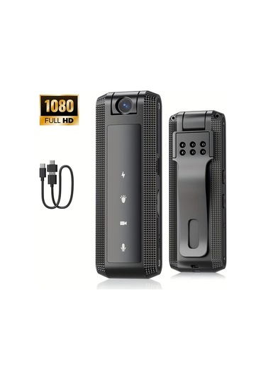 Dashanshop 1080p Mini Güvenlik Kamerası Gece Görüşü Hareket Algılama Mikrofonlu Şarj Edilebilir Aksiyon Kamera