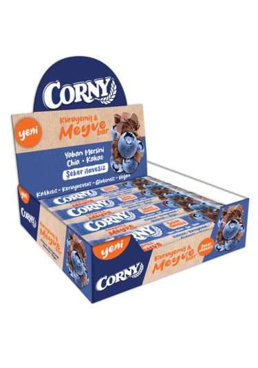 Corny Kuruyemiş Ve Meyve Bar Yaban Mersini -chia-kakao 35 Gr X12l